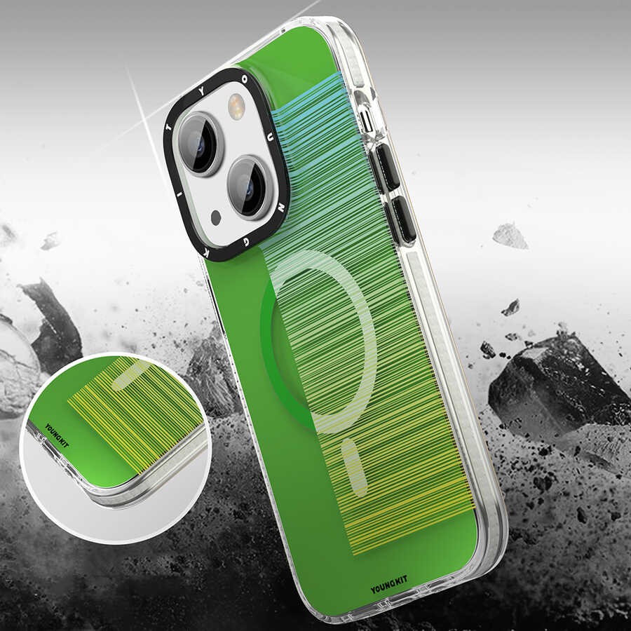 iPhone 13 Kılıf Magsafe Şarj Özellikli Youngkit Pure Serisi Kılıf