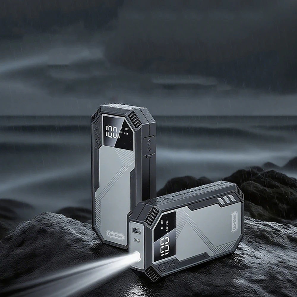 Go Des GD-B635 LED Işıklı Araç Akü Acil Durum Takviye Güç Kaynağı 12V