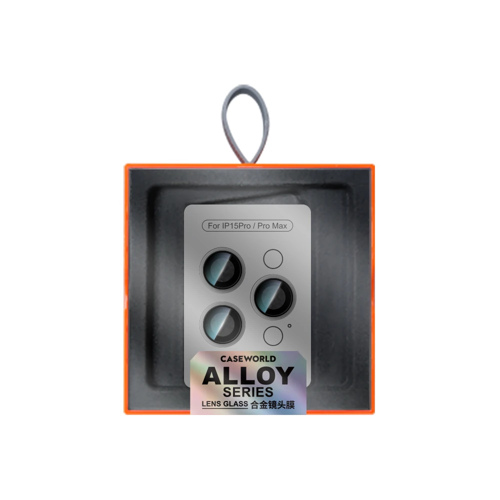 Apple iPhone 14 Pro Max CaseWorld Alloy Serisi Oleofobik Anti Reflective Kamera Lens Koruyucu