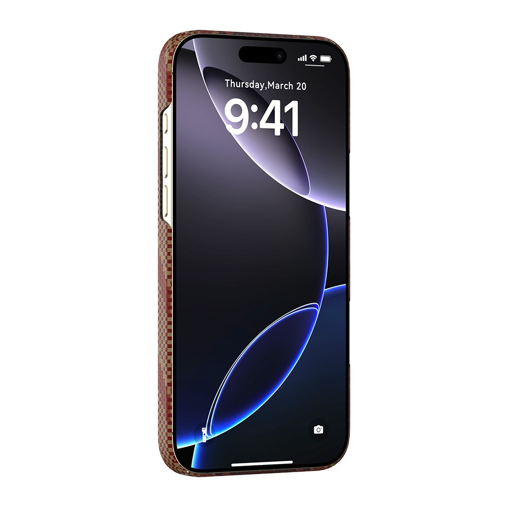 Apple iPhone 16 Pro Max Kılıf M-safe Şarj Özellikli Raptic Aramid Skin Bionic Serisi Kapak