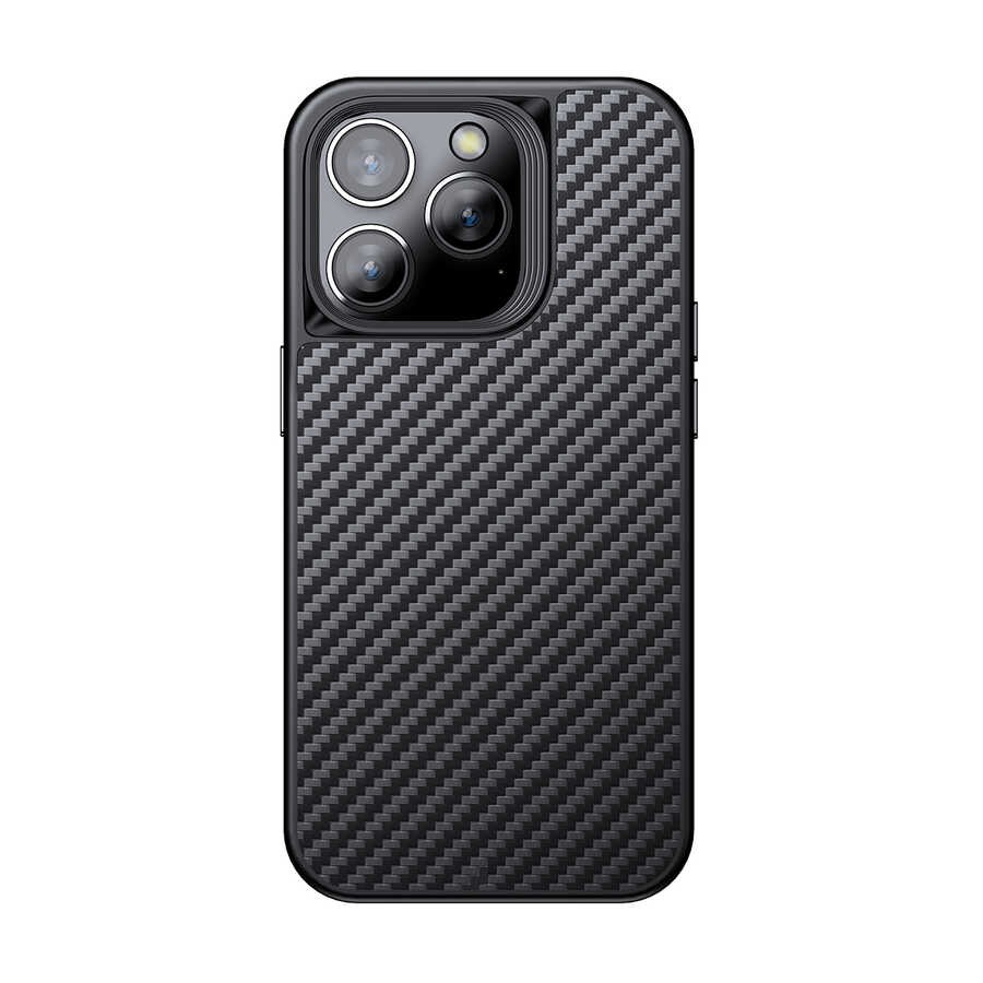 iPhone 14 Pro Max Kılıf Aramid Karbon Fiber Magsafe Özellikli Wlons Radison Kılıf