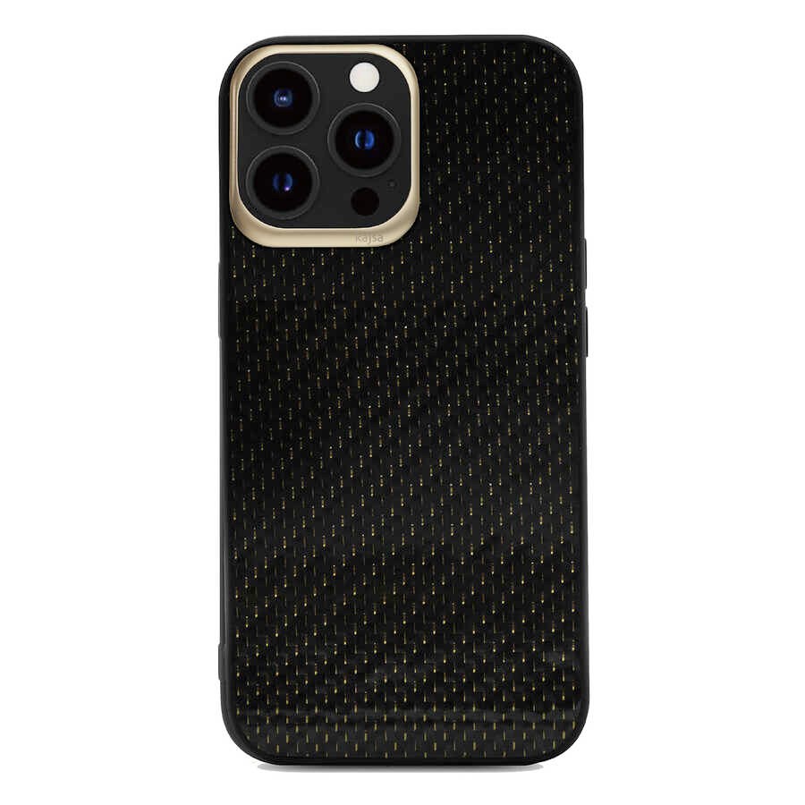 iPhone 13 Pro Max Kılıf Kajsa Carbon Fiber Collection Arka Kılıf