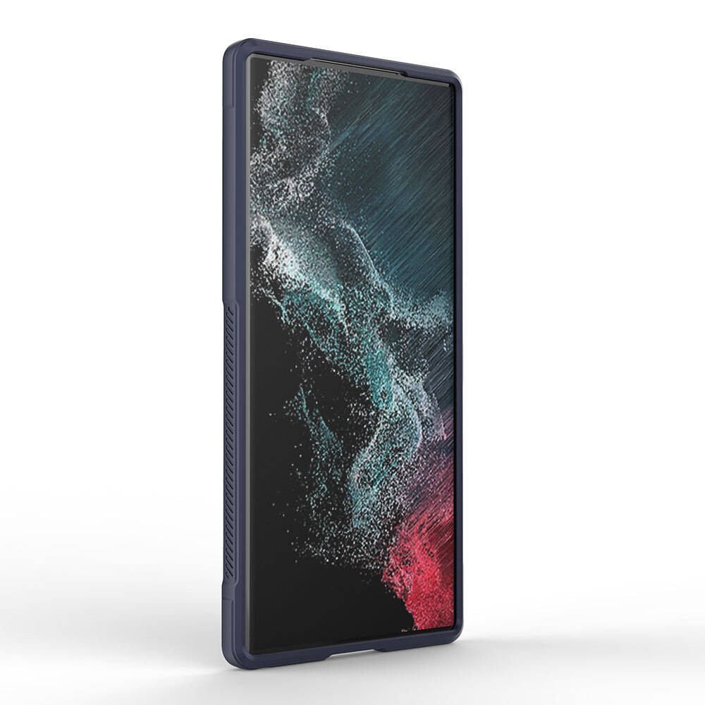 Galaxy S23 Ultra Kılıf Esnek TPU Oyuklu Arka Yüzey Tasarımlı Zore Etnik Silikon Kılıf