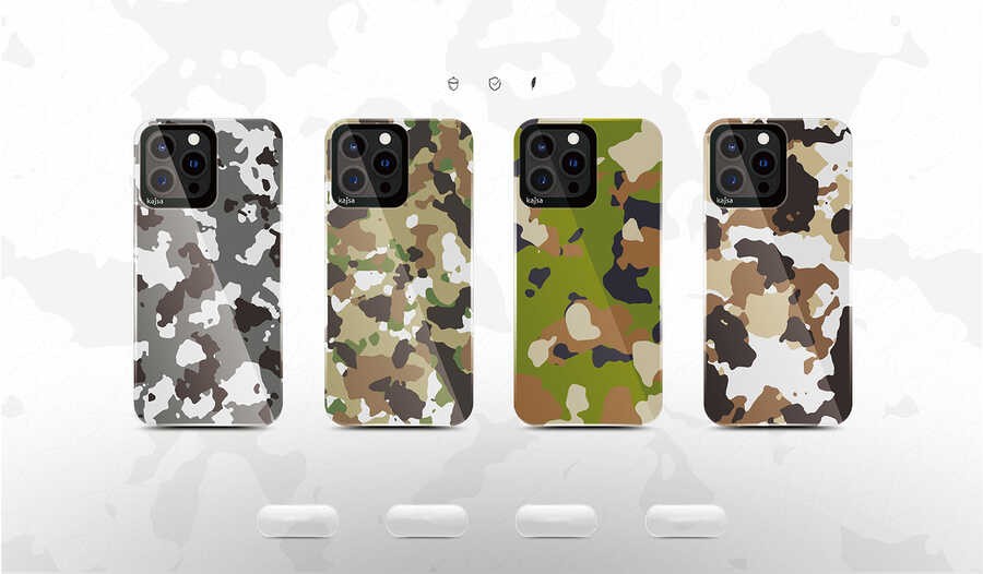 iPhone 13 Kılıf Kajsa Camo Kılıf