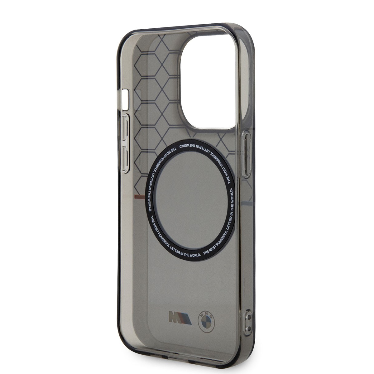 iPhone 14 Pro Max Kılıf BMW Magsafe Şarj Özellikli Transparan M Dizayn Kılıf