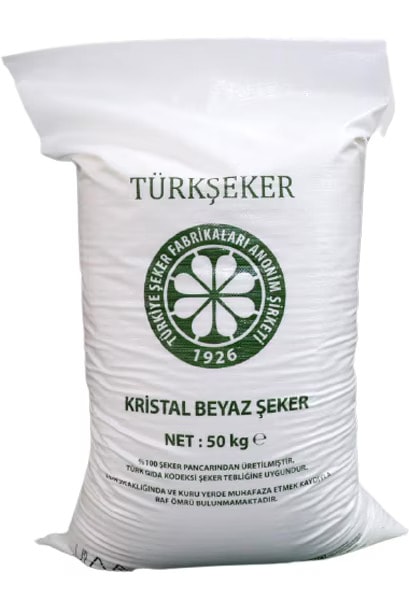 Çuval Toz Şeker 50 Kg - Doğal Beyaz %100 Pancar Şekeri