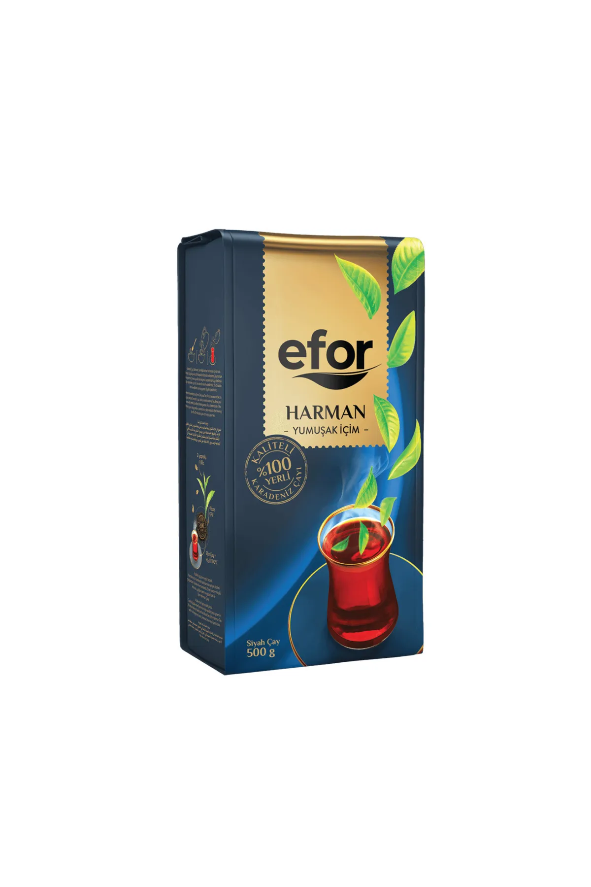 Efor Harman Siyah Dökme Çay 500gr X 12 Adet