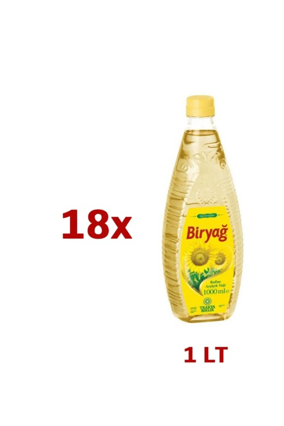 Ayçiçek Yağı 1 LT x 18 Adet Pet