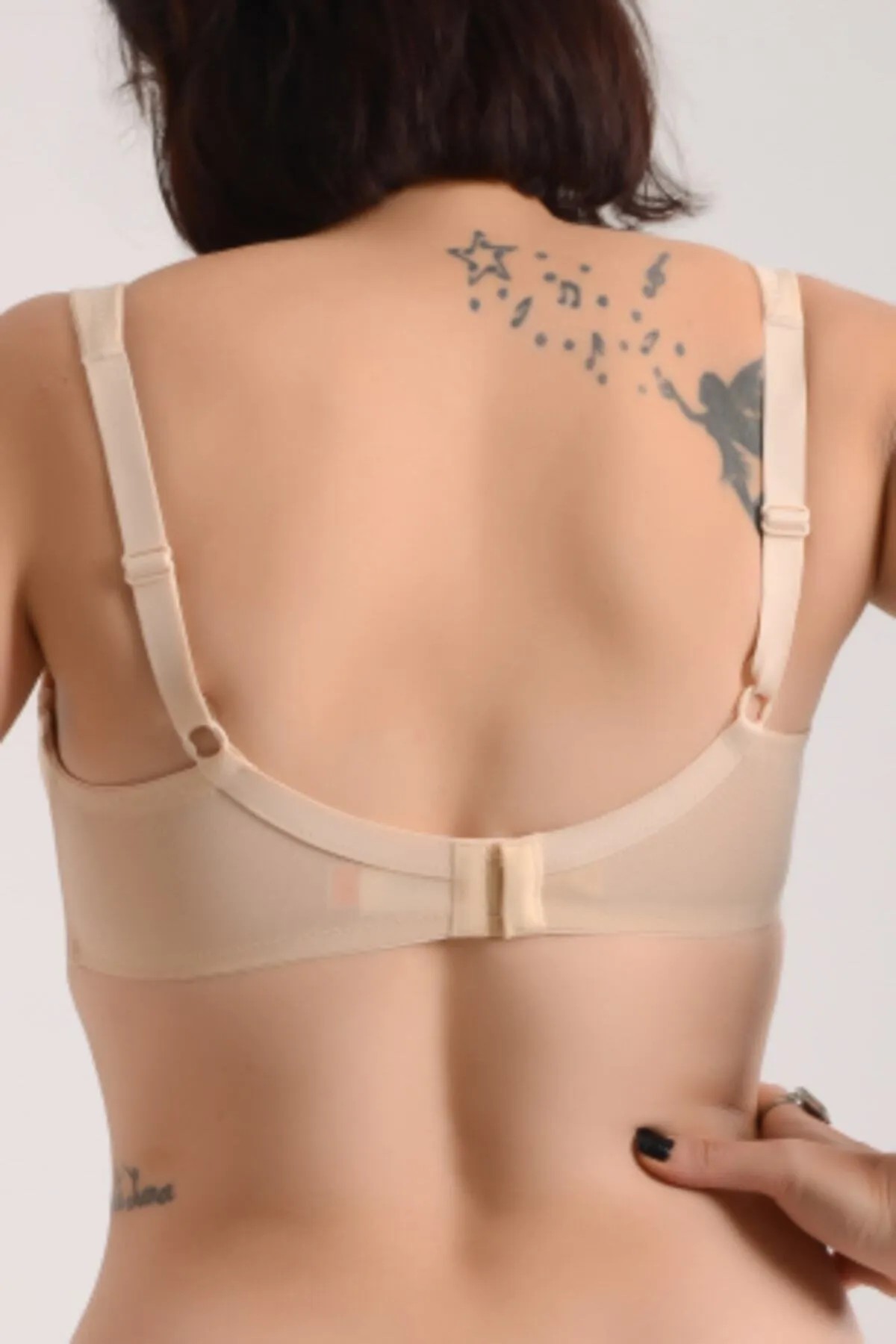 Altan Glamour 109-B Balenli Tül Detaylı Desteksiz Minimizer Toparlayıcı Sütyen
