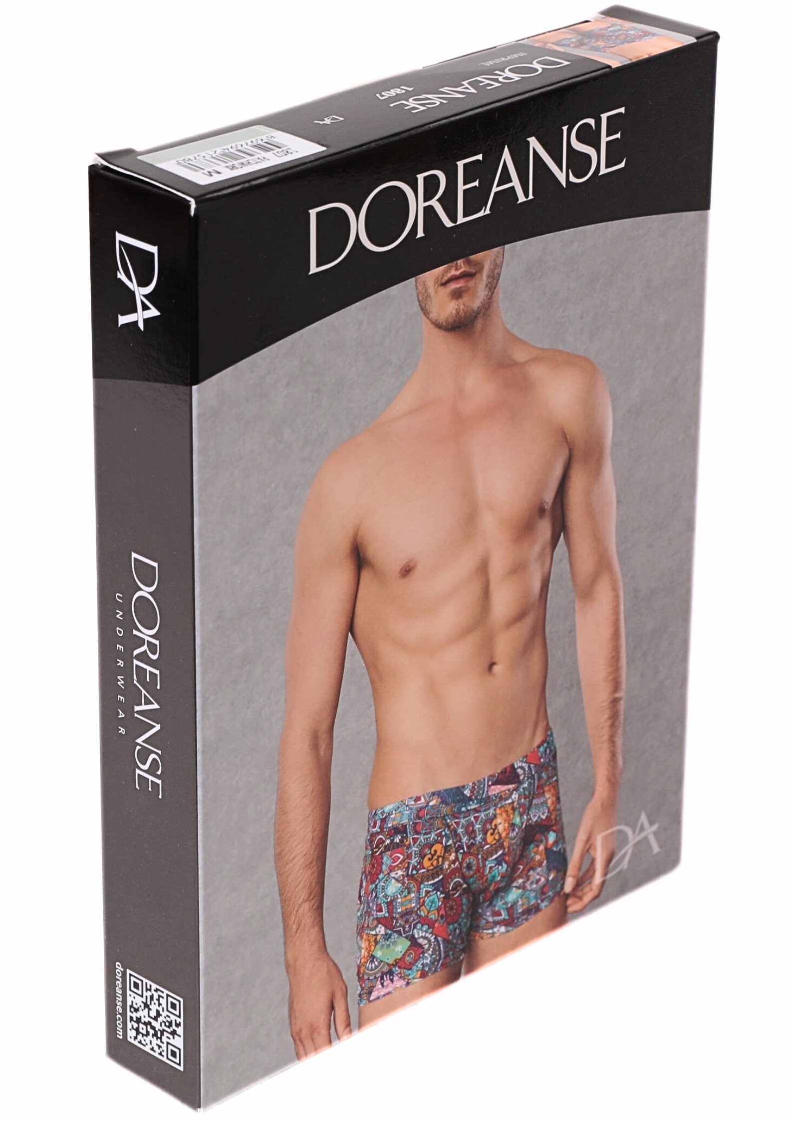 Doreanse 1807 Erkek Modal Baskılı Torbalı Normal Paça Boxer