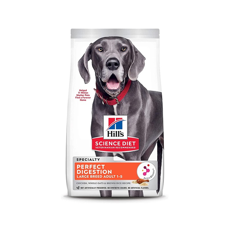 Hill's Large Breed Büyük Irk Perfect Digestion Hassas Sindirim Tavuklu 14 Kg