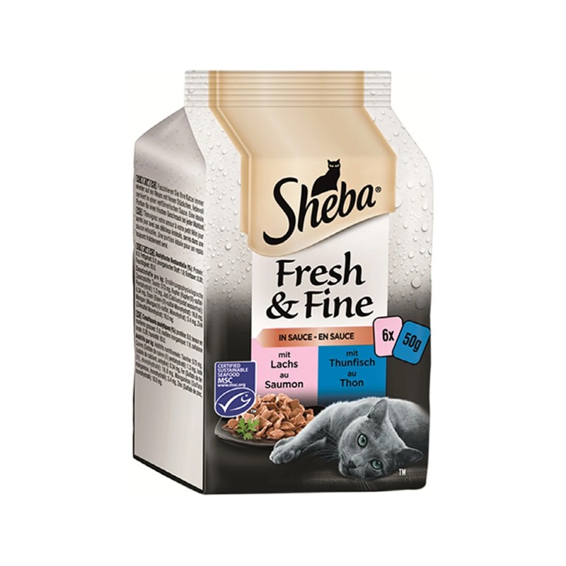 Sheba Fresh&fine Balık Seçkisi 6x50 Gr