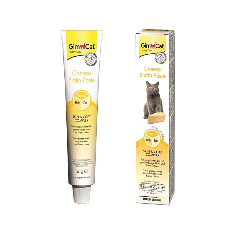 Gimcat Kedi Macunu Biyotinli ve Peynirli Güzellik Paste 50gr