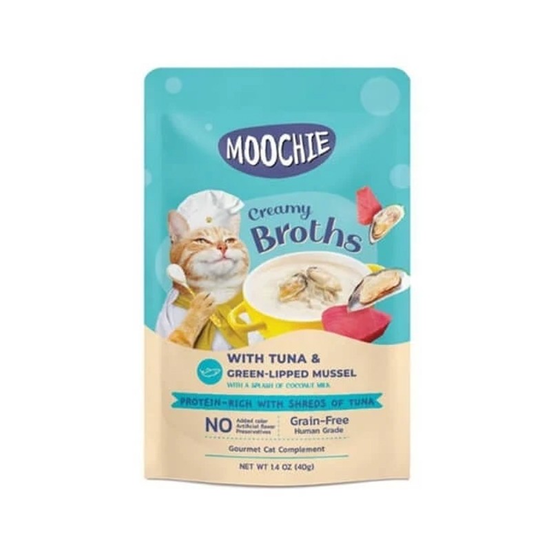 Moochie Ton Balığı ve Midye Çorba Yaş Mama 40gr