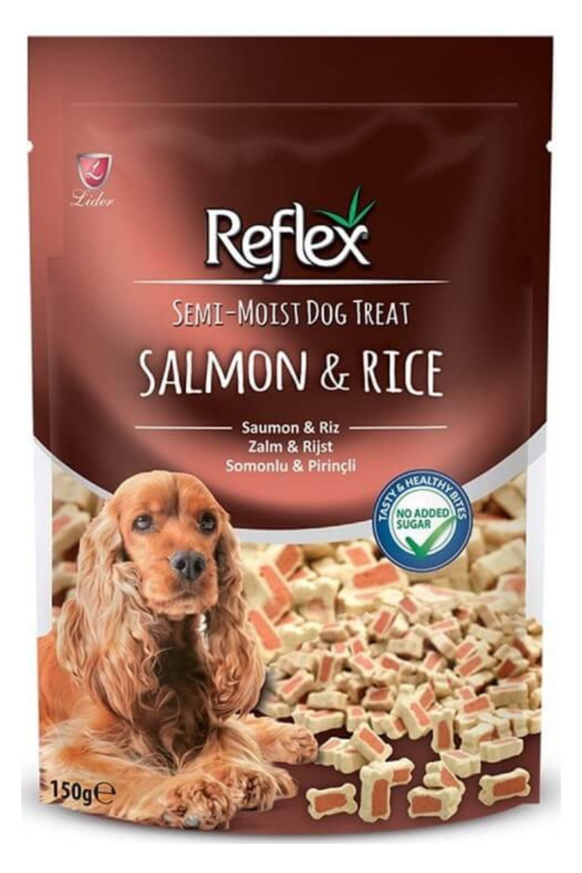 Reflex Semi-moist Somonlu ve Pirinçli Yarı Yumuşak Köpek Ödül Maması 150gr