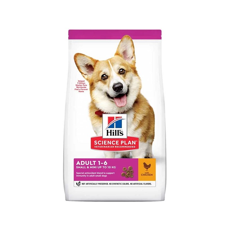 Hill's Small&Mini Yetişkin Köpek Maması Tavuk Etli ve Hindili 3kg