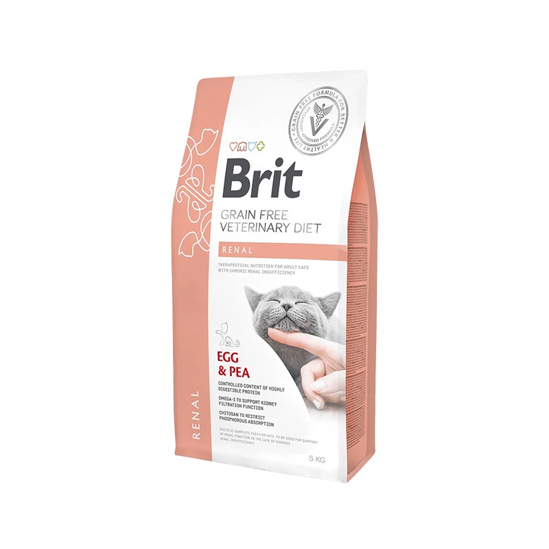 Brit Veterinary Diet Renal Böbrek Yetmezliği Olan Kediler İçin Tahılsız Kedi Maması 2kg