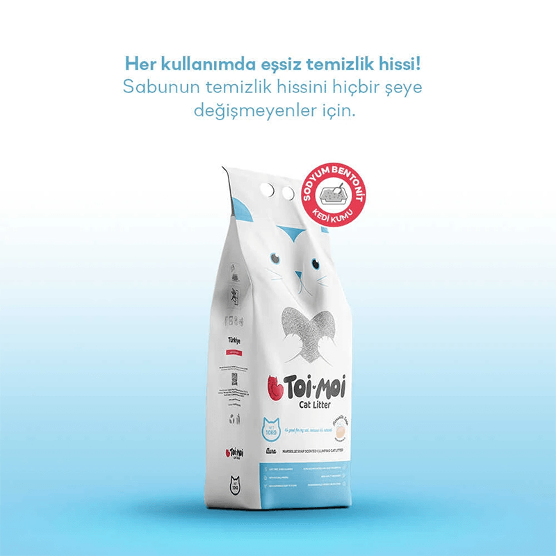 Toi Moi Aura Grey Marsilya Sabunu 10 Kg Kedi Kumu