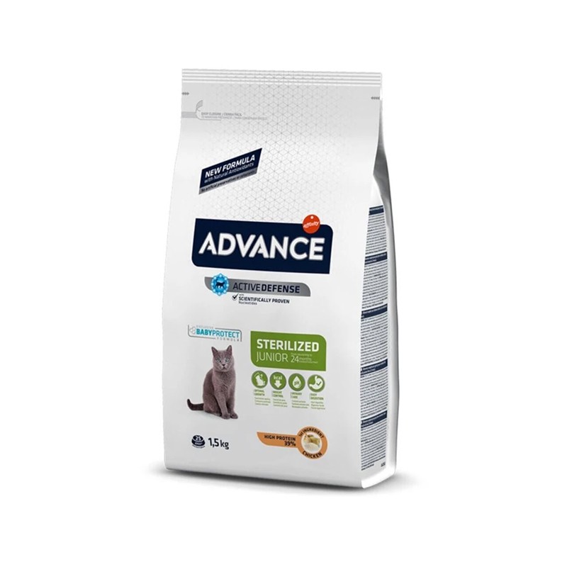 Advance Tavuklu Kısır Yavru Kedi Maması 1,5 kg