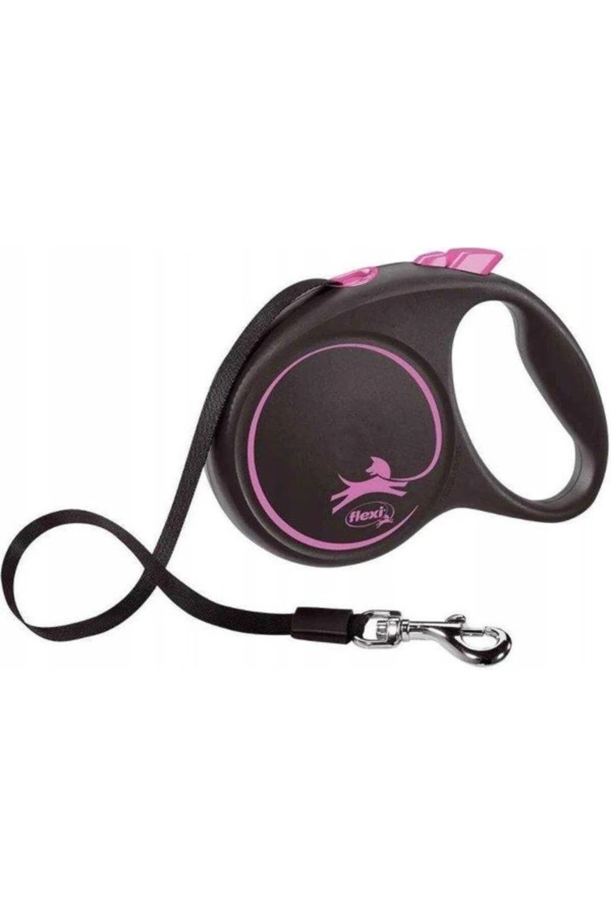 Flexi Black Desing 5m Şerit L Pembe