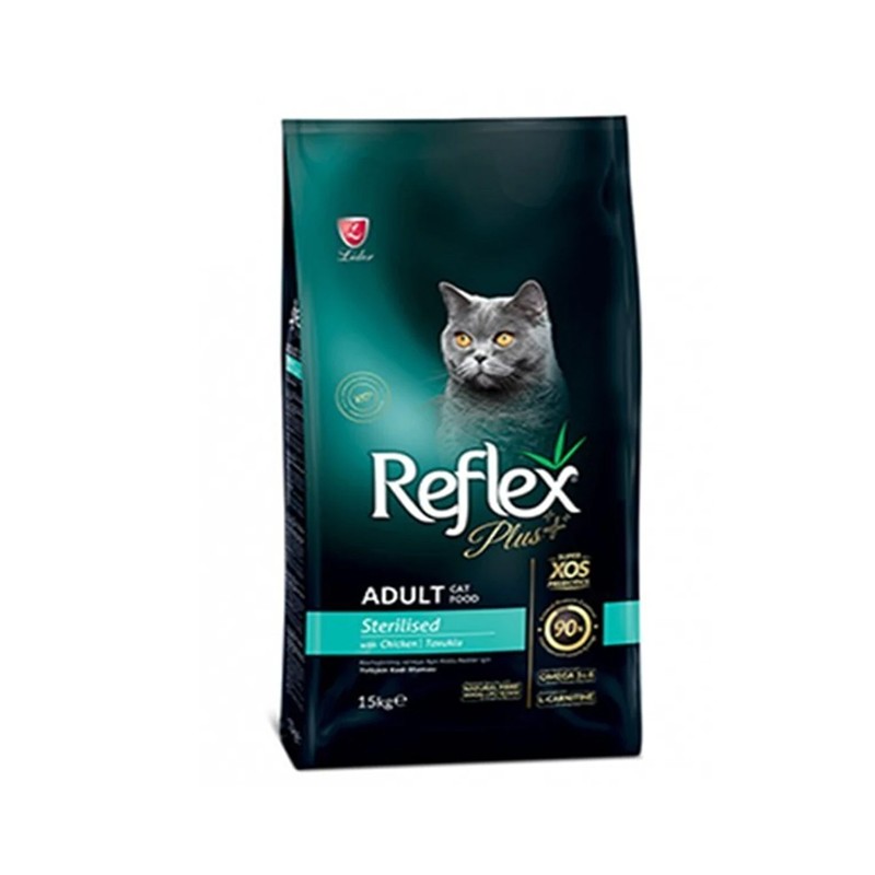 Reflex Plus Tavuklu Kısırlaştırılmış Yetişkin Kedi Maması 15 Kg