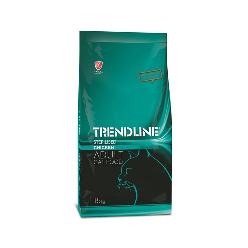 Trendline Tavuk Etli Kısırlaştırılmış Kediler İçin Kuru Mama 15 Kg