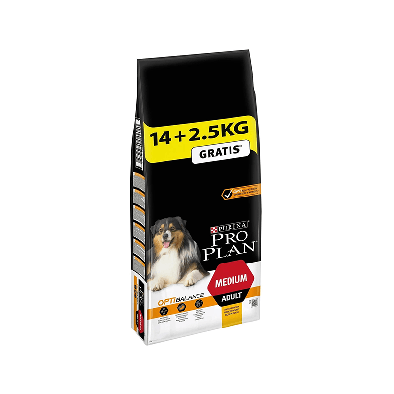 Pro Plan Medium Adult Tavuklu Yetişkin Köpek Maması 16,5 kg