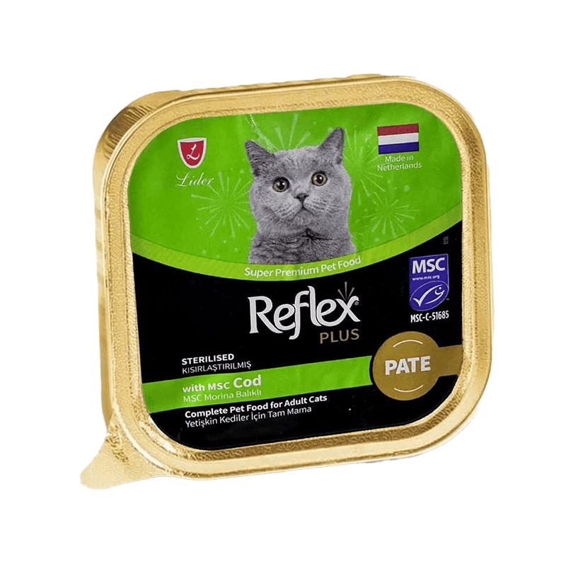 Reflex Plus Pate Morina Balıklı Kısırlaştırılmış Kedi Konservesi 85 Gr