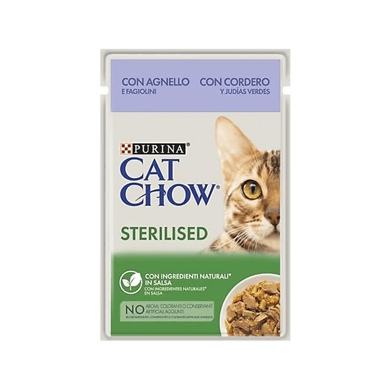 Cat Chow Kuzulu Kısırlaştırılmış Kedi Konserve Maması 85 Gr