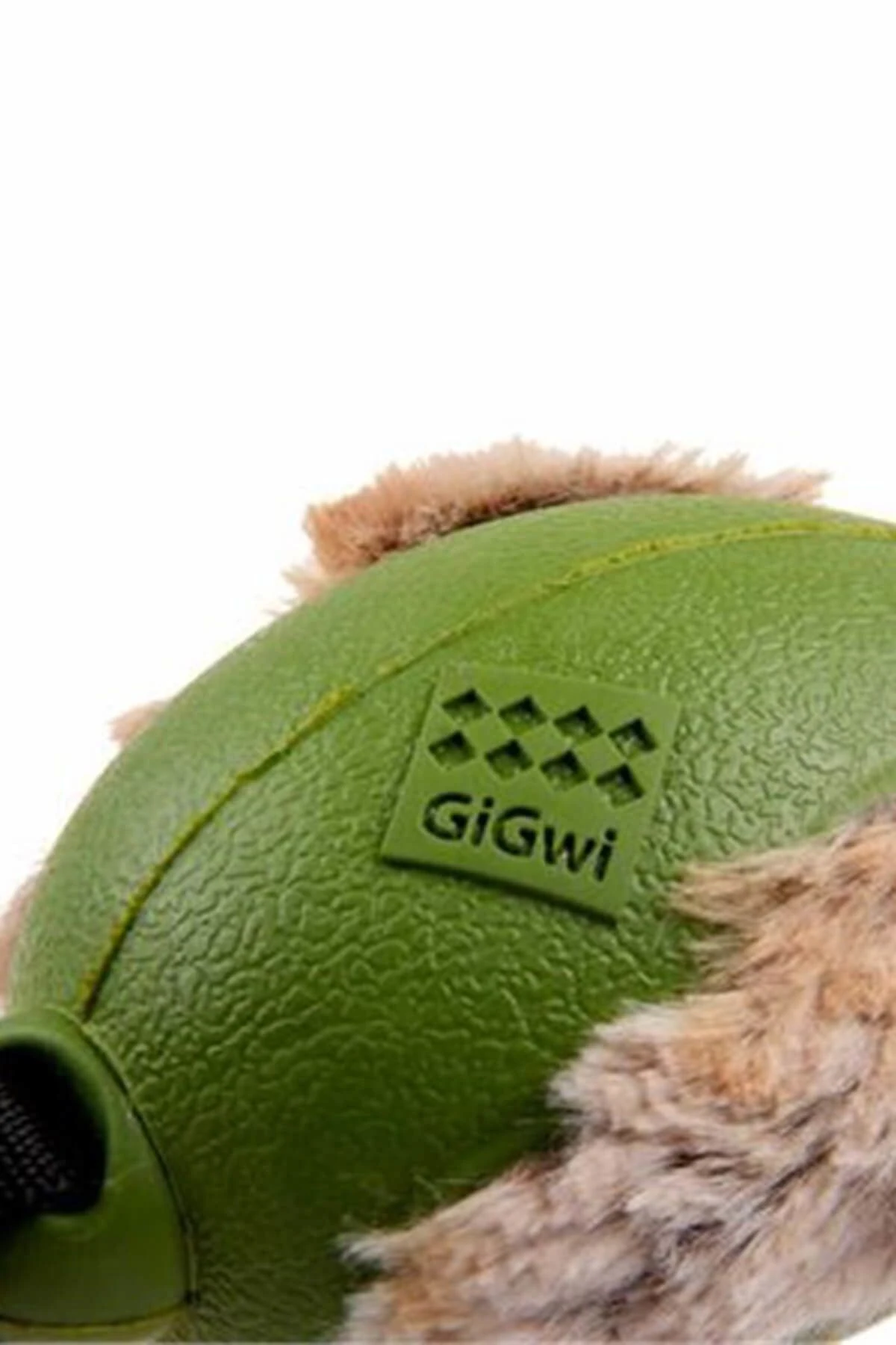 Gigwi Push To Mute Ördek Ses Kontrollü Yeşil Köpek Oyuncağı