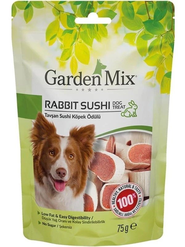 Gardenmix Tavşan Sushi Köpek Ödülü 75gr