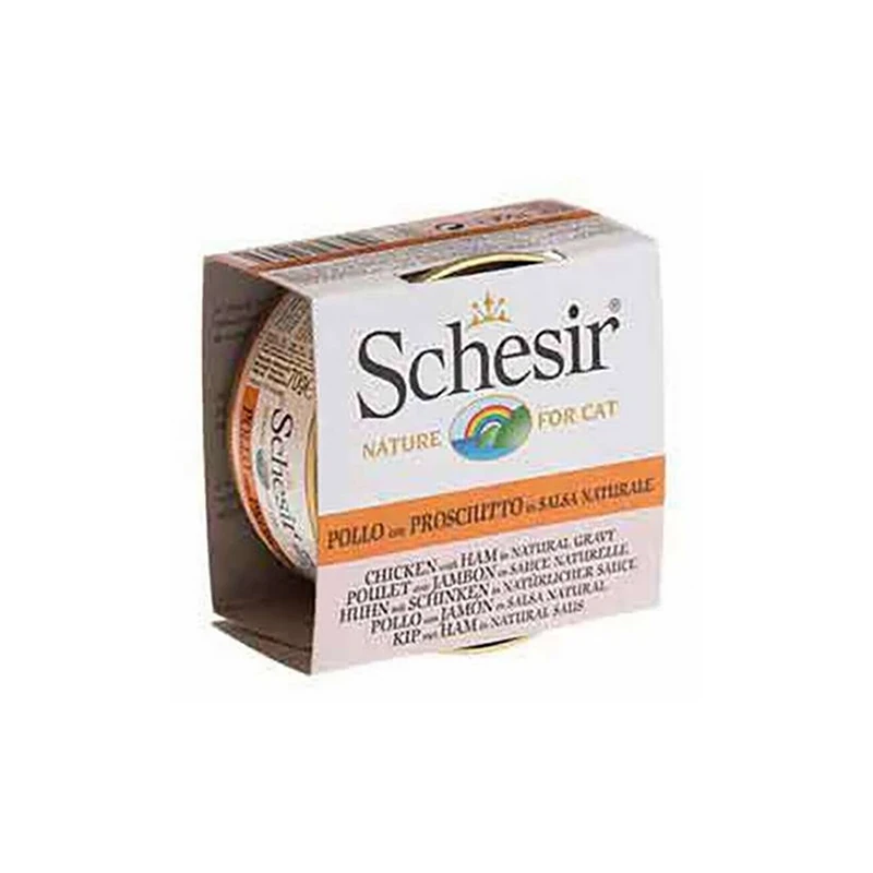 Schesir Tavuklu Ve Karidesli Soslu Yetişkin Kedi Konservesi 70 gr