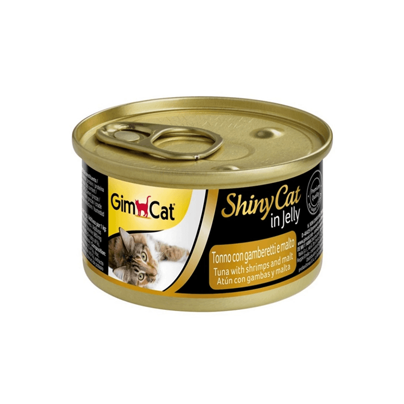 Gimcat Shinycat Ton Balıklı Karidesli Malt Özlü 70gr