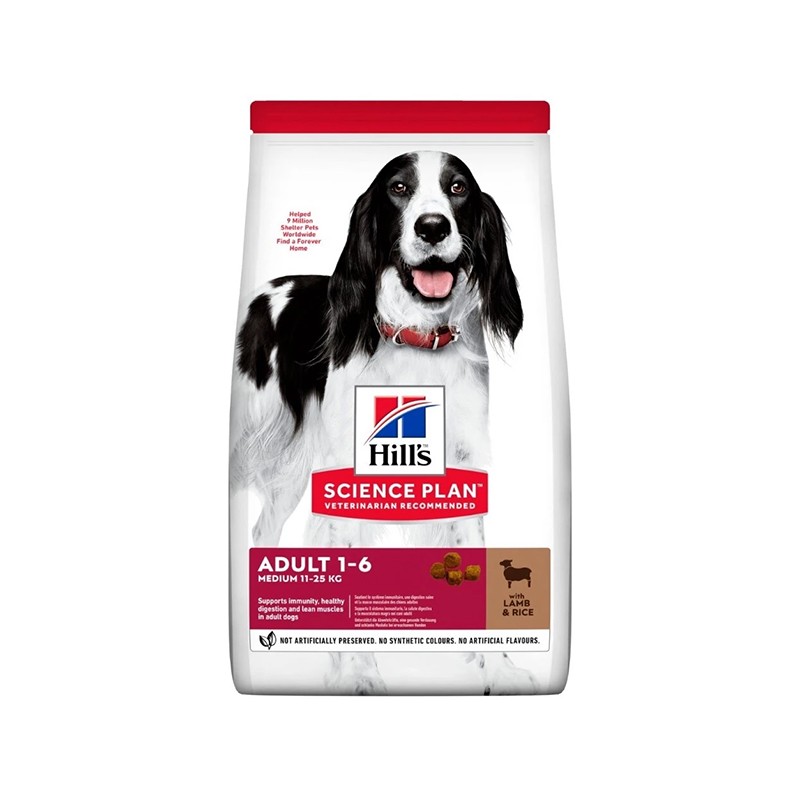 Hill's Medium Adult Kuzu Etli Köpek Maması 14kg