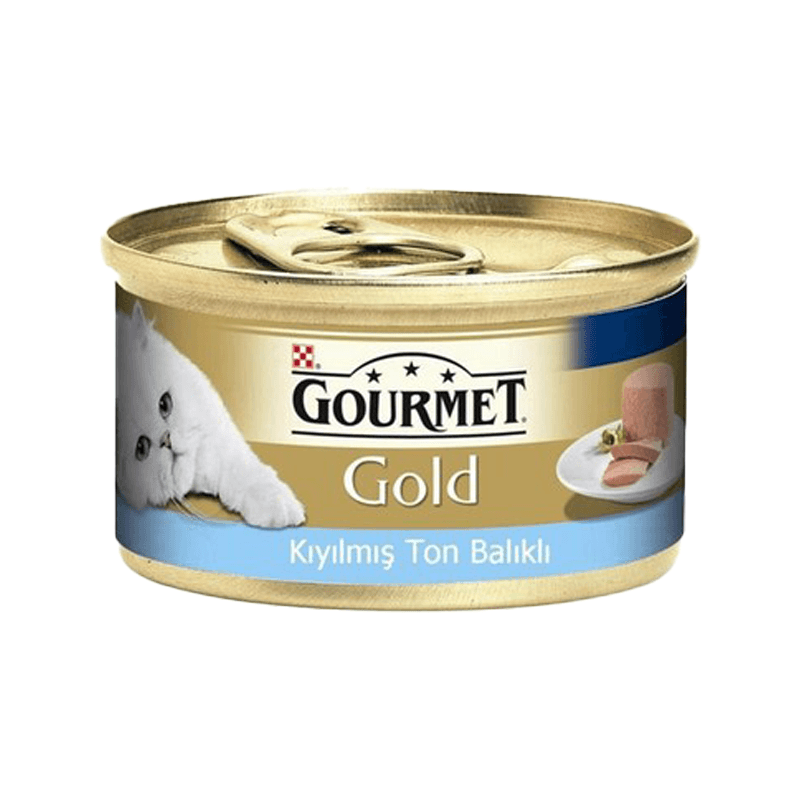 Gourmet Gold Kıyılmış Ton Balıklı Yaş Kedi Maması 85gr 24 Lü Paket