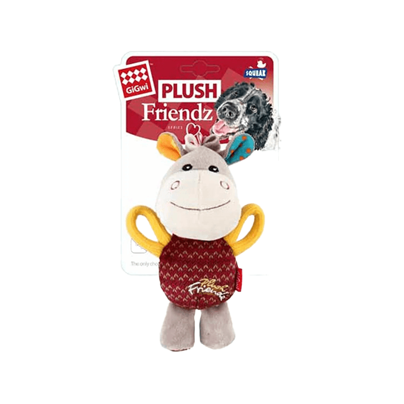 Gigwi Plush Friendz Sesli Eşek Peluş Köpek Oyuncağı