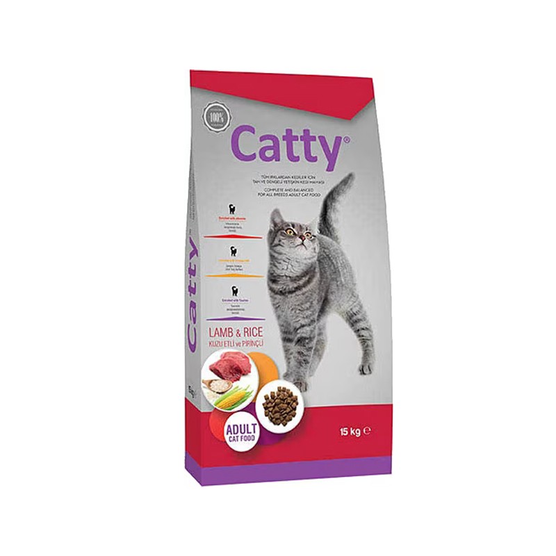 Catty Kuzu Etli Yetişkin Kedi Maması 15kg