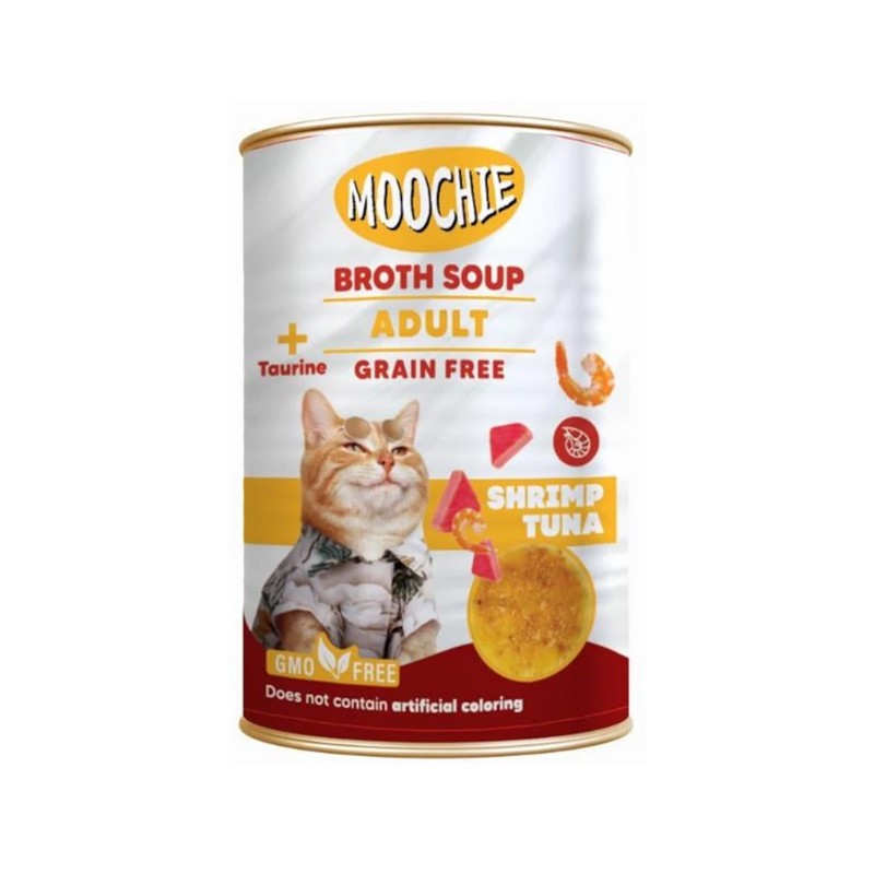 Moochie Karides Ton Balık Yetişkin Kedi Çorbası 135 ml