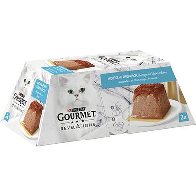 Purina Gourmet Revelations Ton Balıklı Kedi Yaş Maması 2x57gr