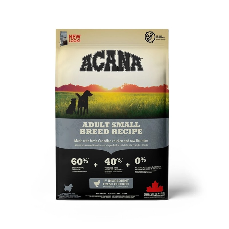 Acana Heritage - Adult Small Breed Köpek Maması 6 Kg