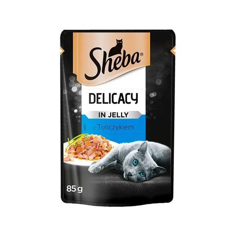 Sheba Ton Balıklı Jöleli Pouch Yetişkin Konservesi 85 gr