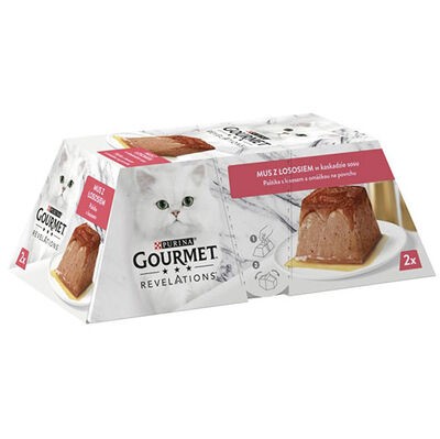 Purina Gourmet Revelations Somonlu Kedi Yaş Maması 2x57gr