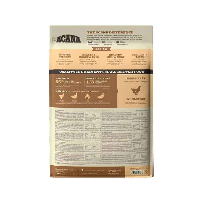 Acana Homestead Harvest Kedi Maması 4.5 kg