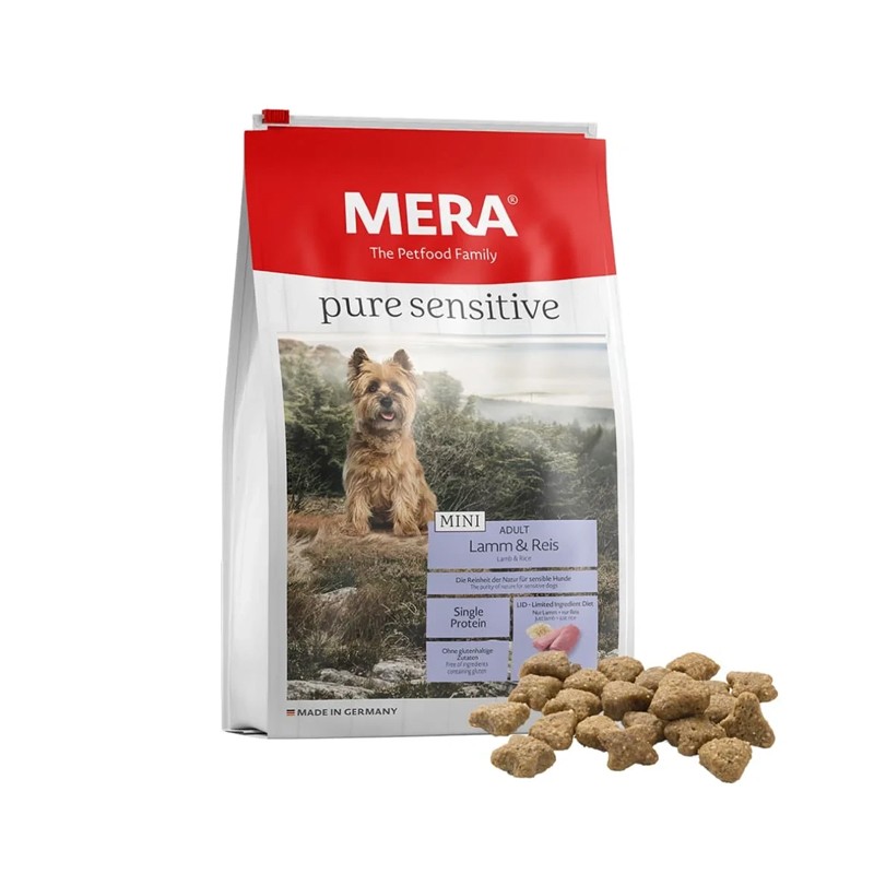 Mera Pure Sensitive Kuzulu Mini Yetişkin Köpek Maması 4 Kg