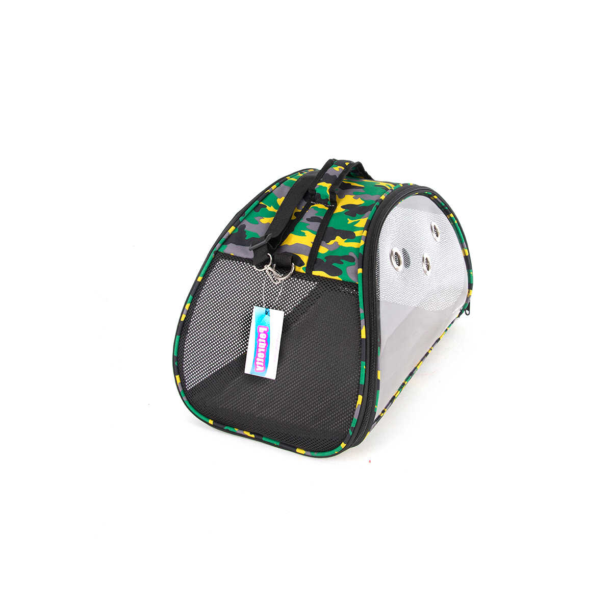 Petpretty Şeffaf Çanta Yeşil-Sarı