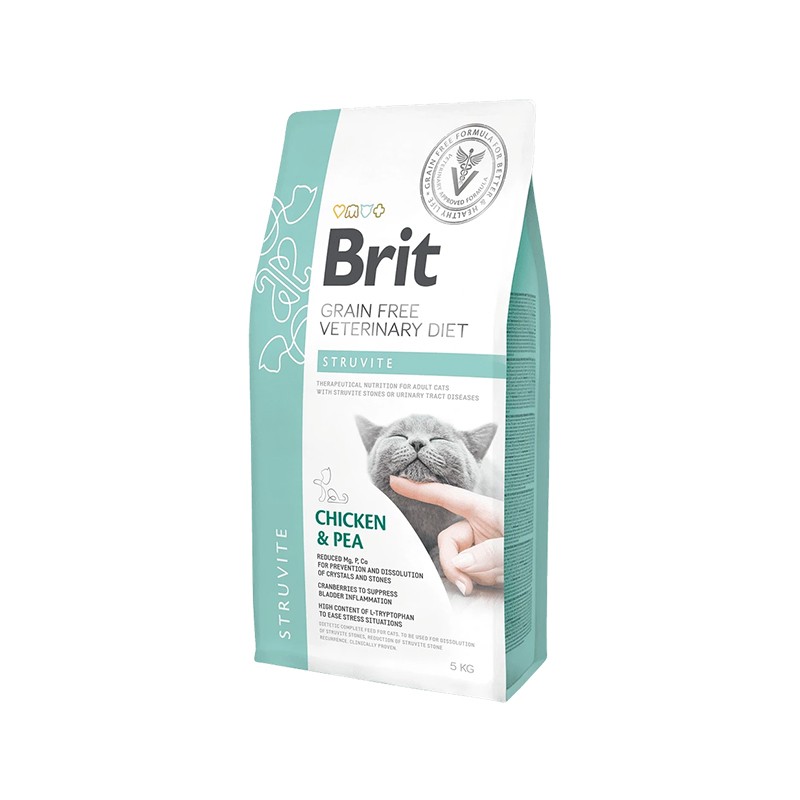 Brit Veterinary Diet Struvite İdrar Yolu Sağlığı Destekleyici Tahılsız Kedi Maması 5kg