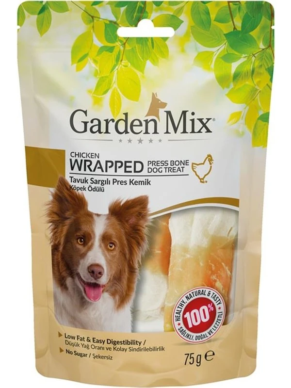 Gardenmix Sargılı Pres Kemik Köpek Ödülü 75gr