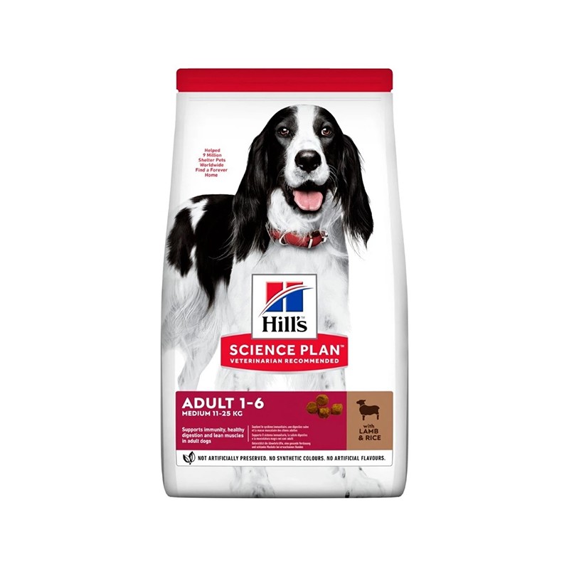 Hill's Medium Adult Kuzu Etli Köpek Maması 2,5kg