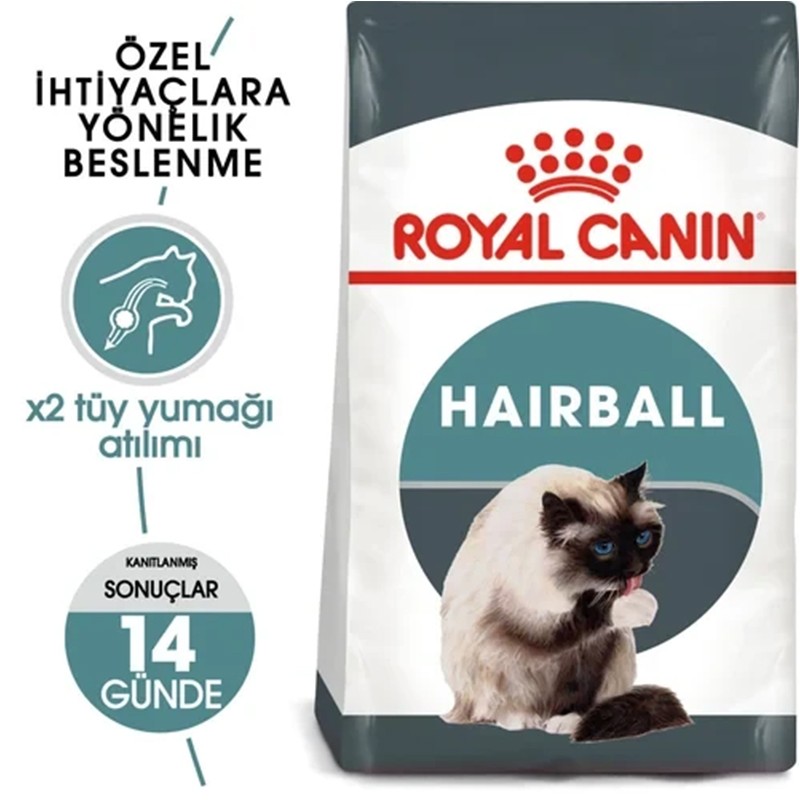 Royal Canin Hairball Care Tüy Yumağı Kontrolu İçin Kedi Maması 2kg