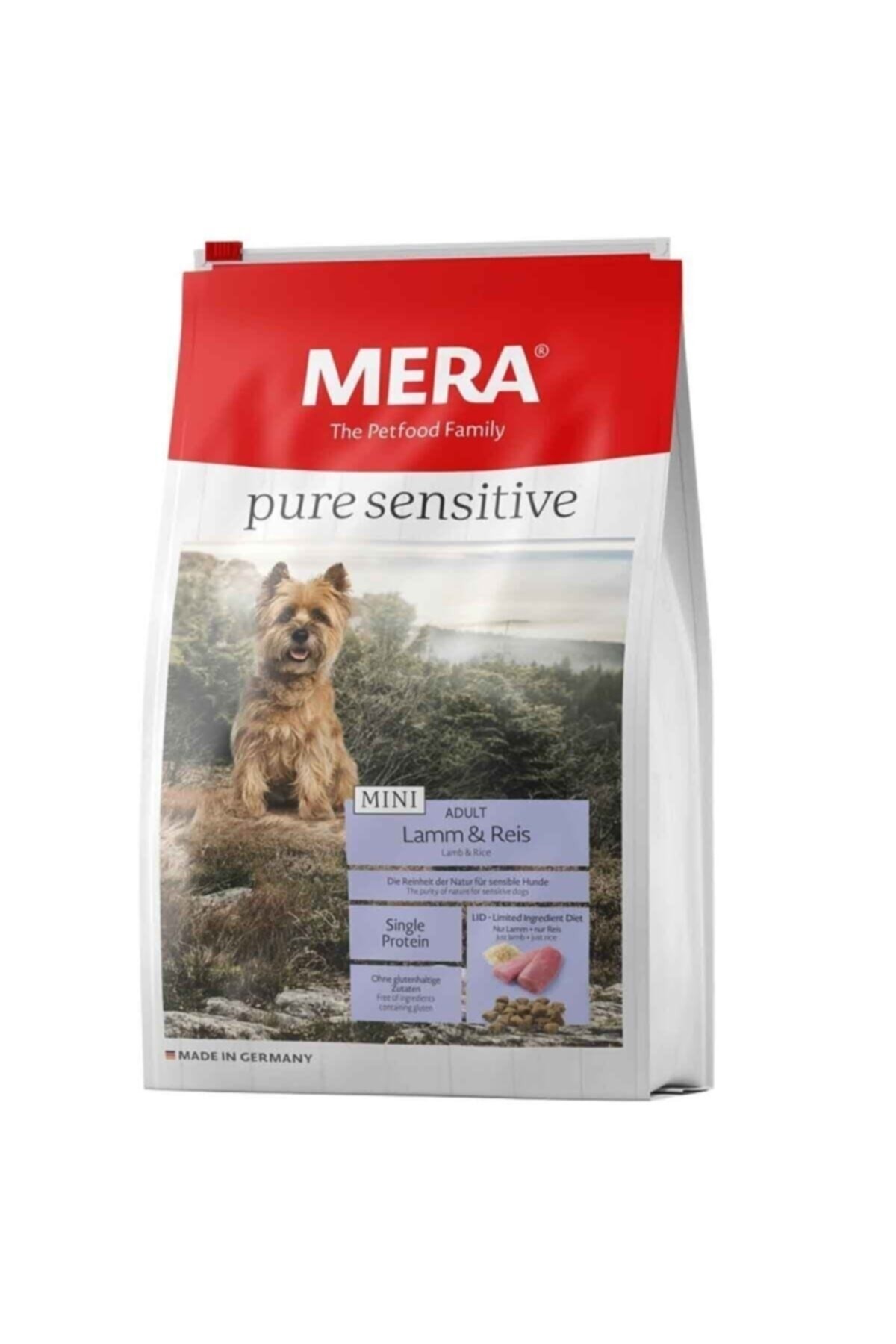 Mera Pure Sensitive Kuzulu Mini Yetişkin Köpek Maması 1 Kg